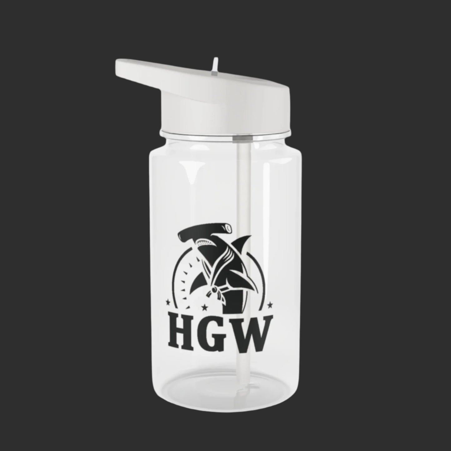 Clear Plastic Hammerhead Grappling Wear Water Bottle