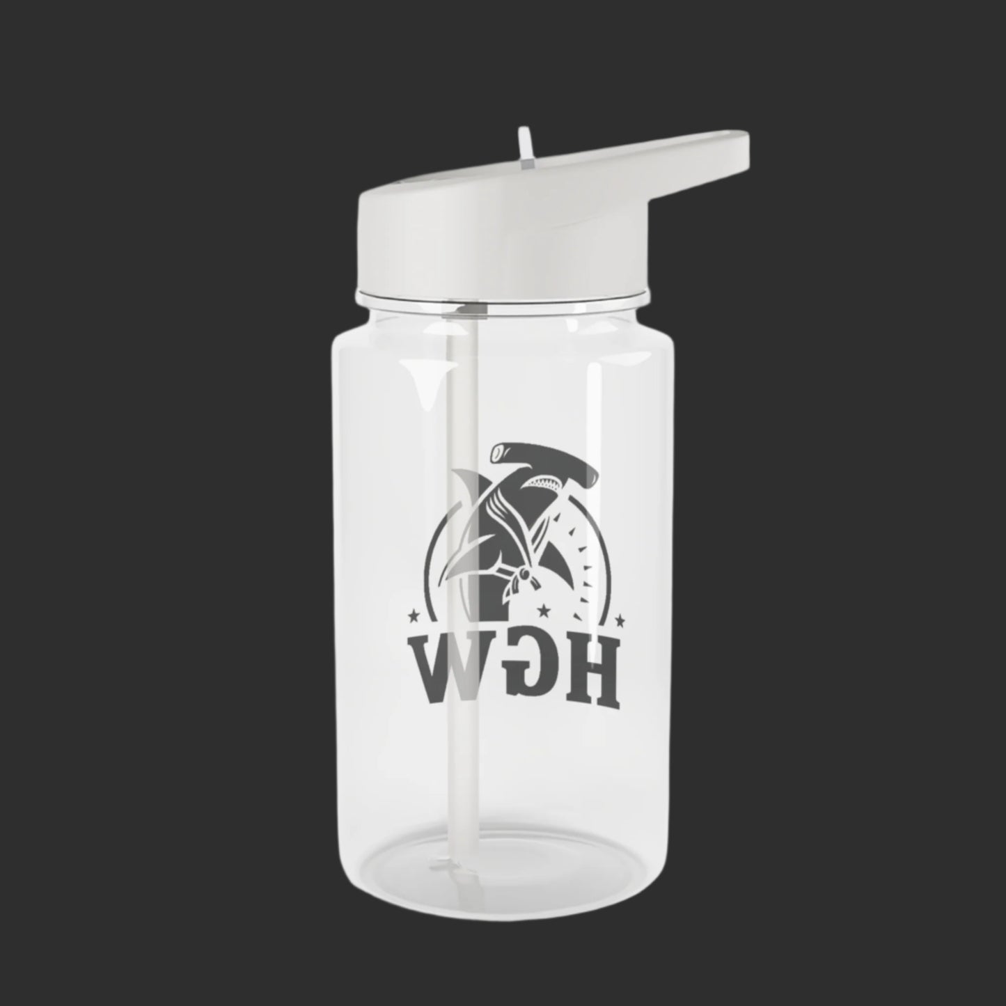 Clear Plastic Hammerhead Grappling Wear Water Bottle