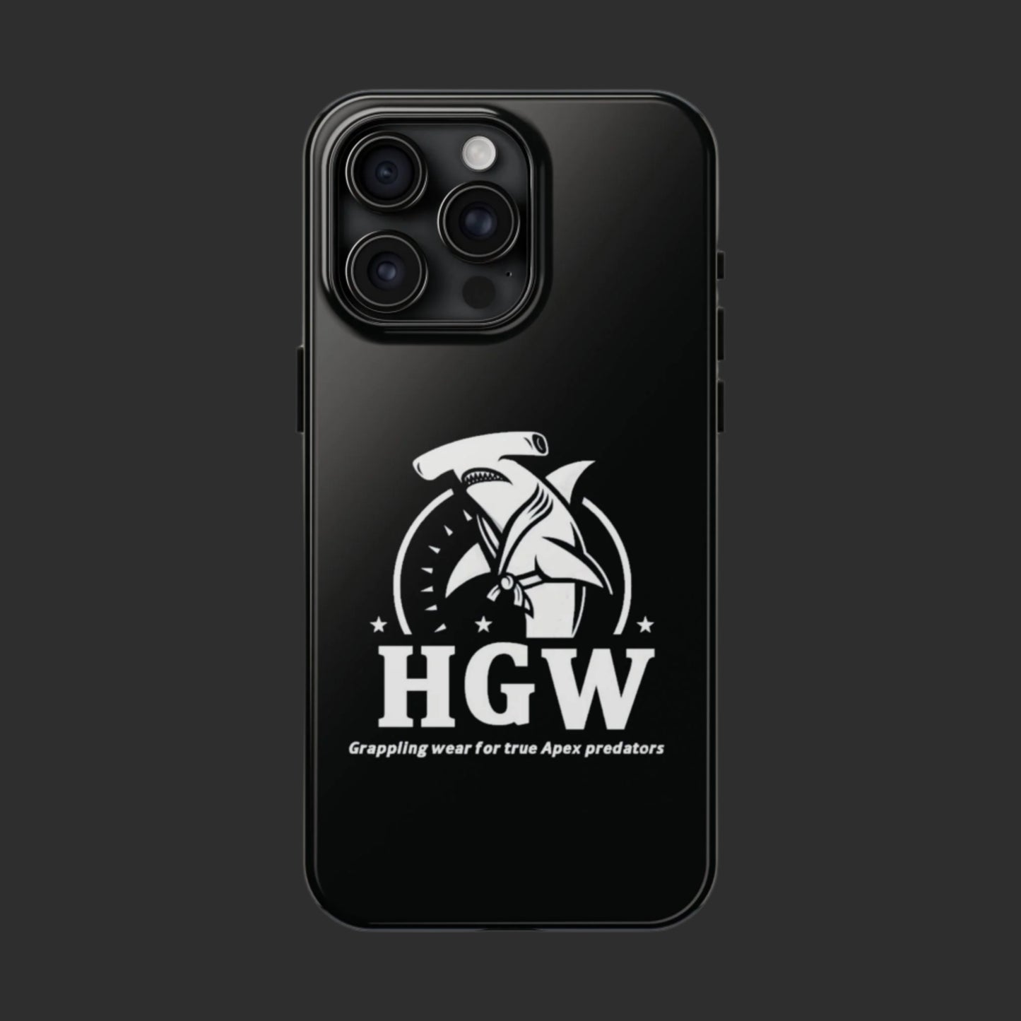 Hammerhead Grappling Wear Black Phone Case