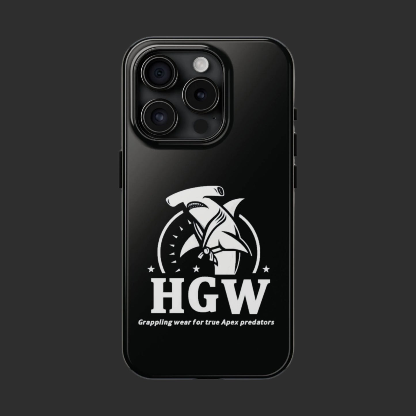 Hammerhead Grappling Wear Black Phone Case