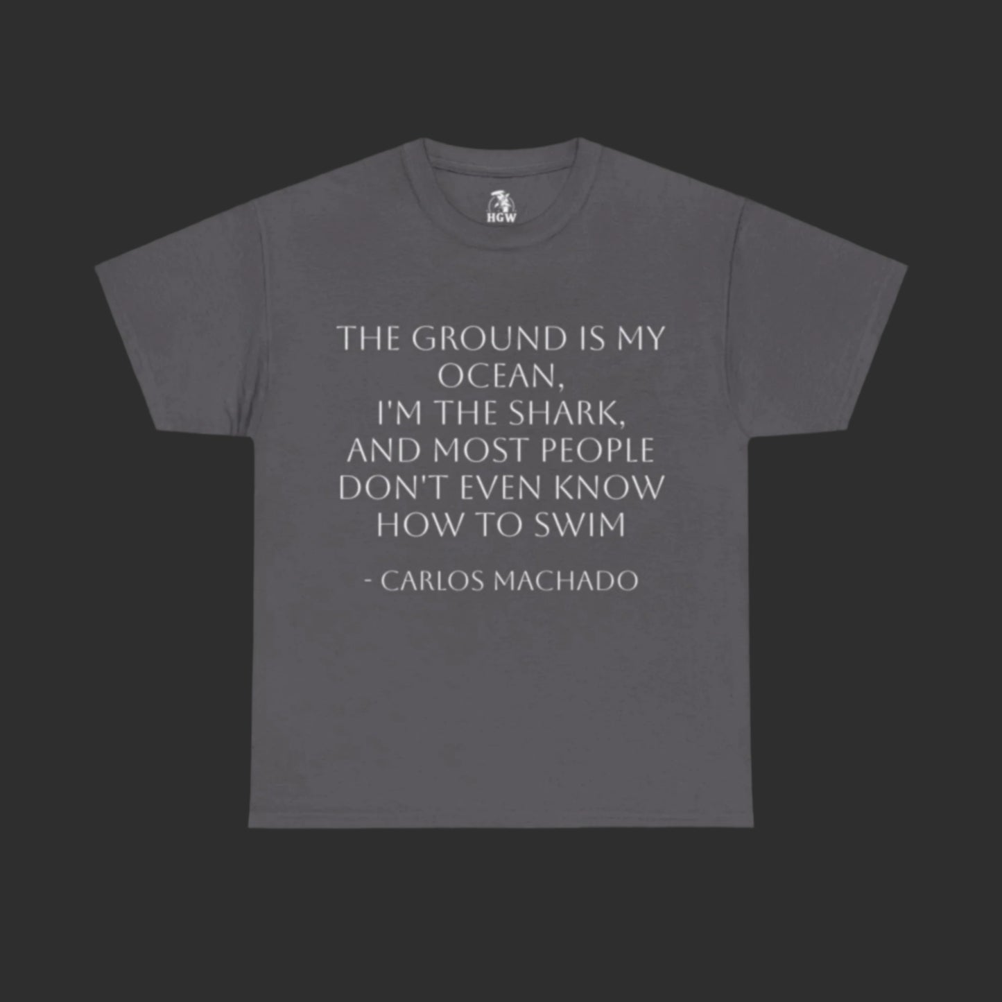 "The Ground Is My Ocean" Hammerhead Grappling Wear T-Shirt