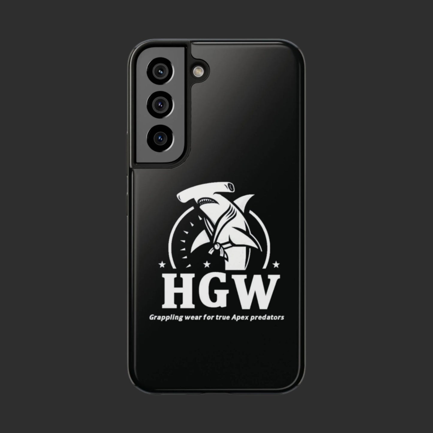 Hammerhead Grappling Wear Black Phone Case for MMA fighters Printify