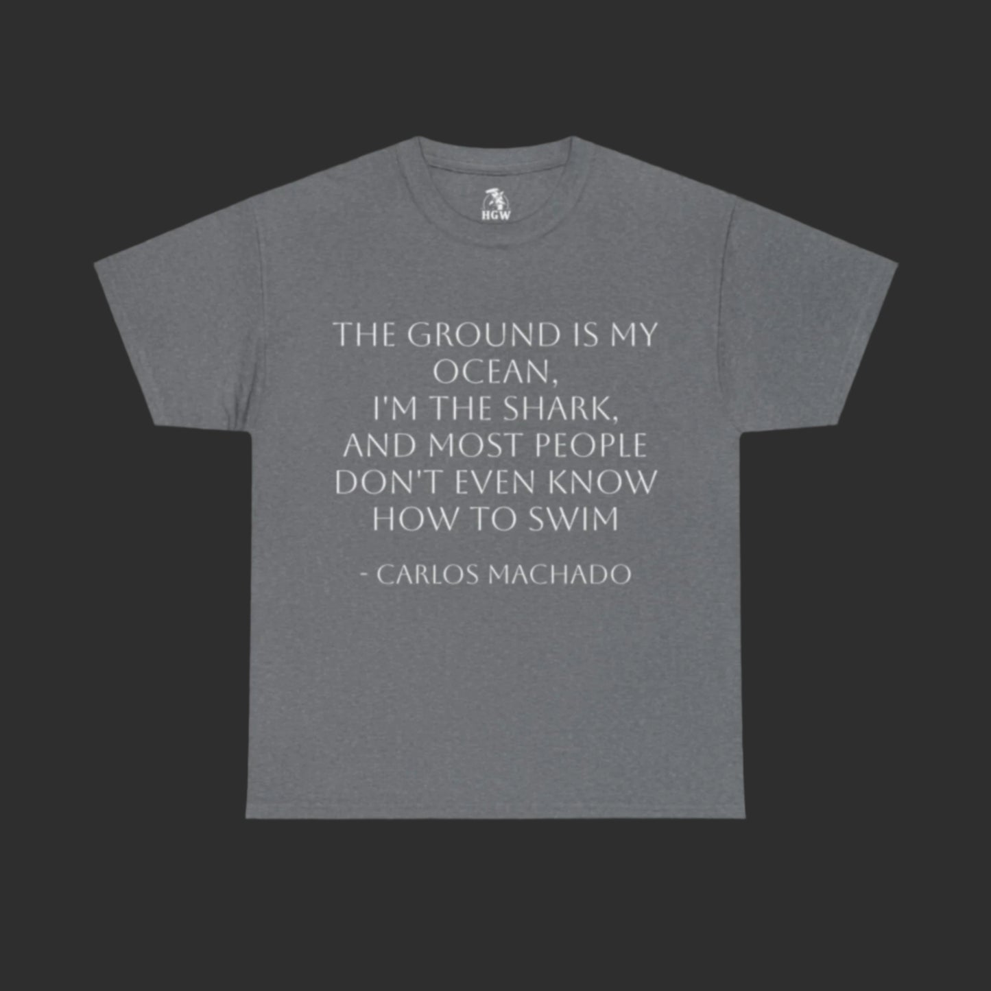 "The Ground Is My Ocean" Hammerhead Grappling Wear T-Shirt