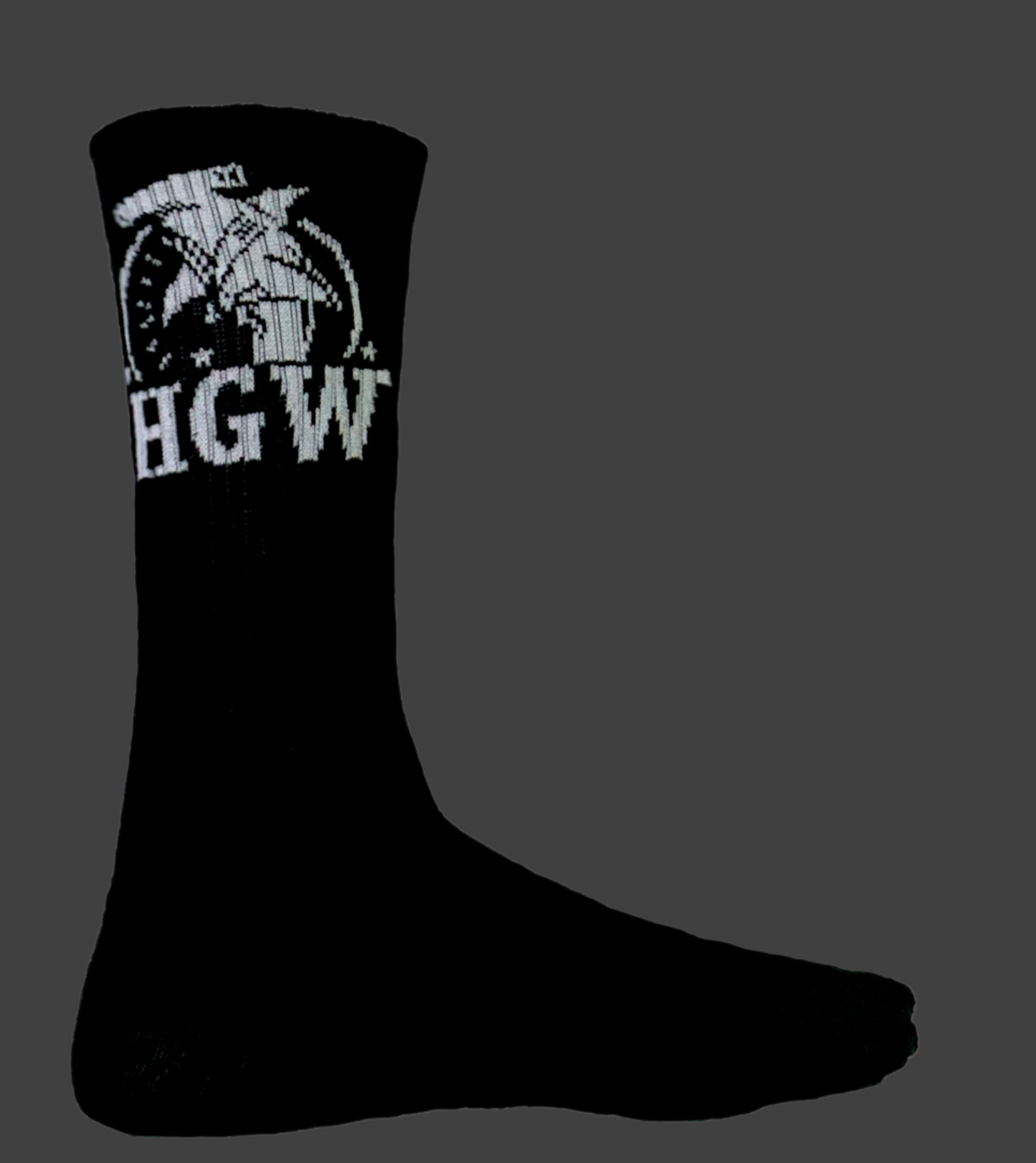 HGW Black Quarter Socks