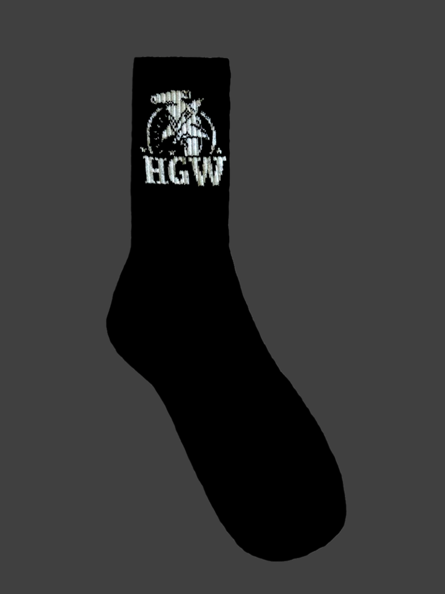 HGW Black Quarter Socks
