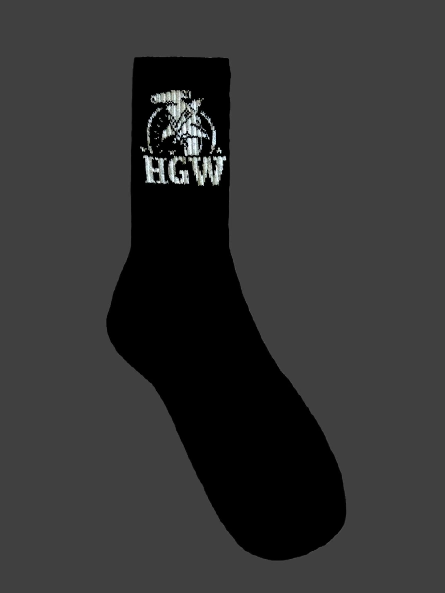 Black Quarter Socks for MMA and BJJ - Hammerhead Grappling Wear