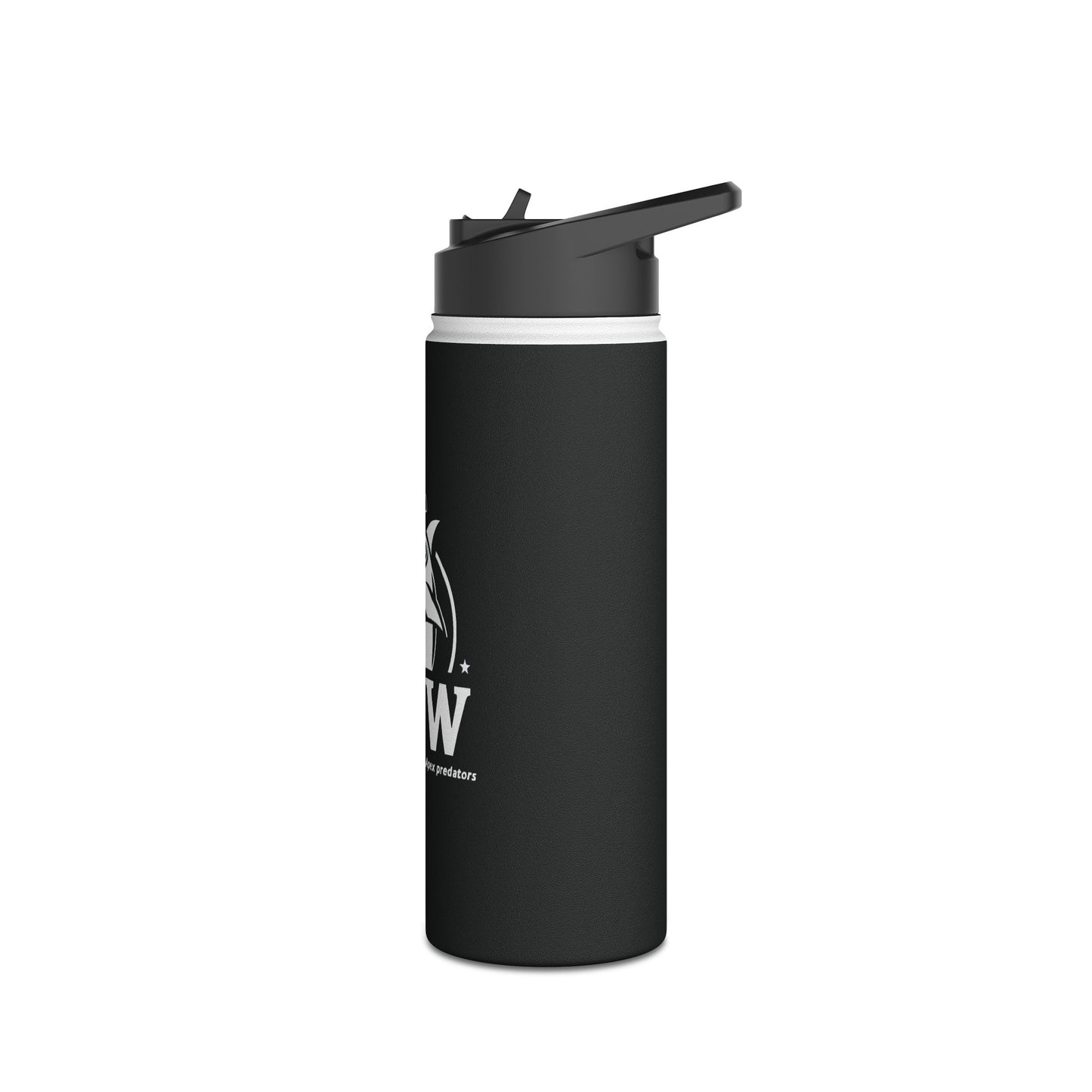 Black Hammerhead Grappling Wear Stainless Steel Water Bottle