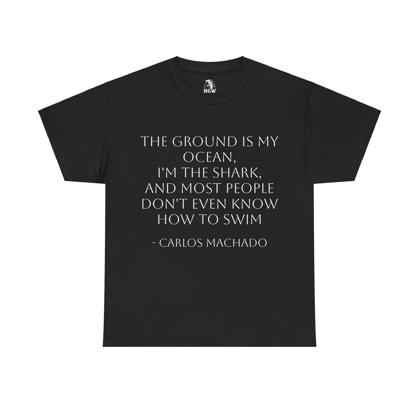 "The Ground Is My Ocean" Hammerhead Grappling Wear T-Shirt