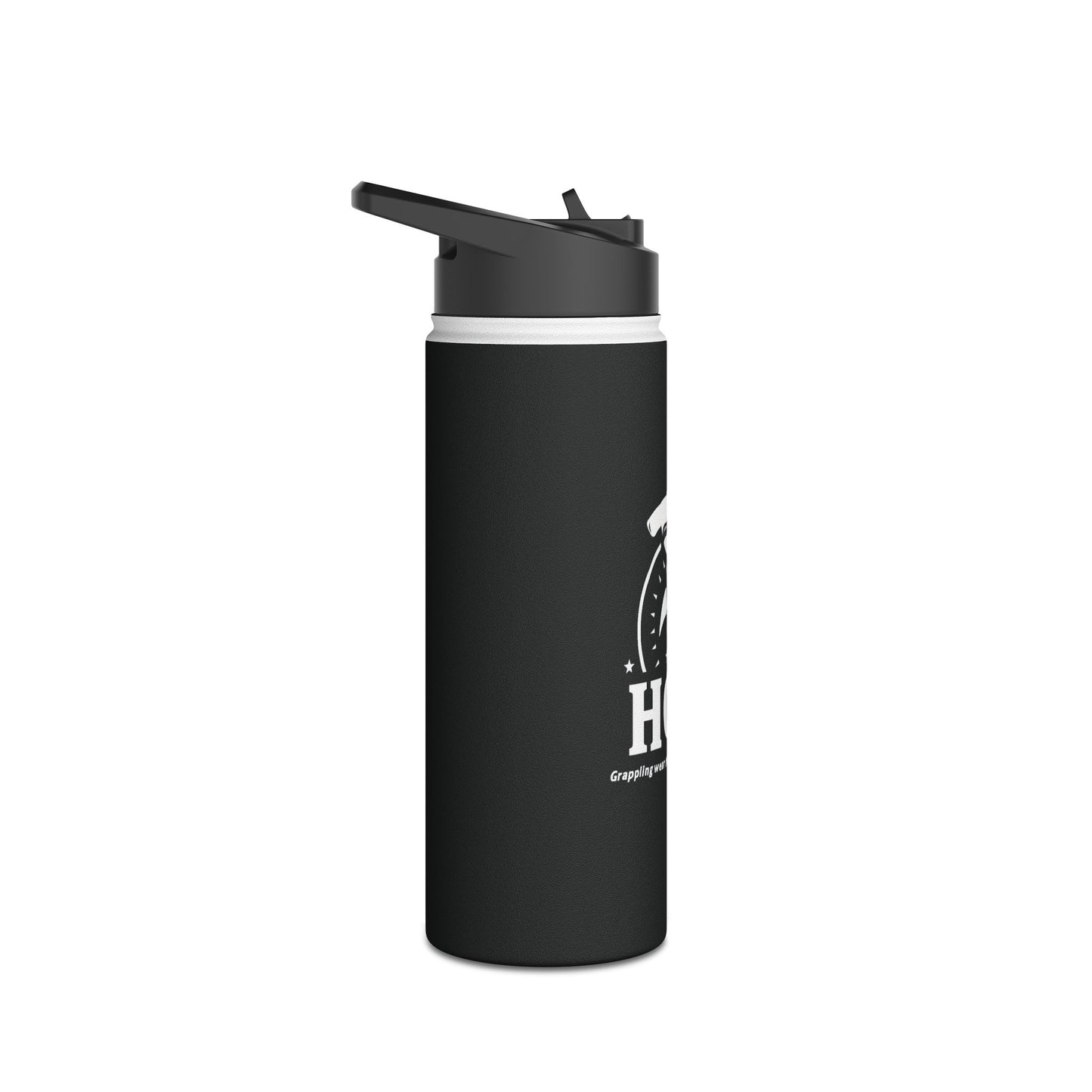 Black Hammerhead Grappling Wear Stainless Steel Water Bottle