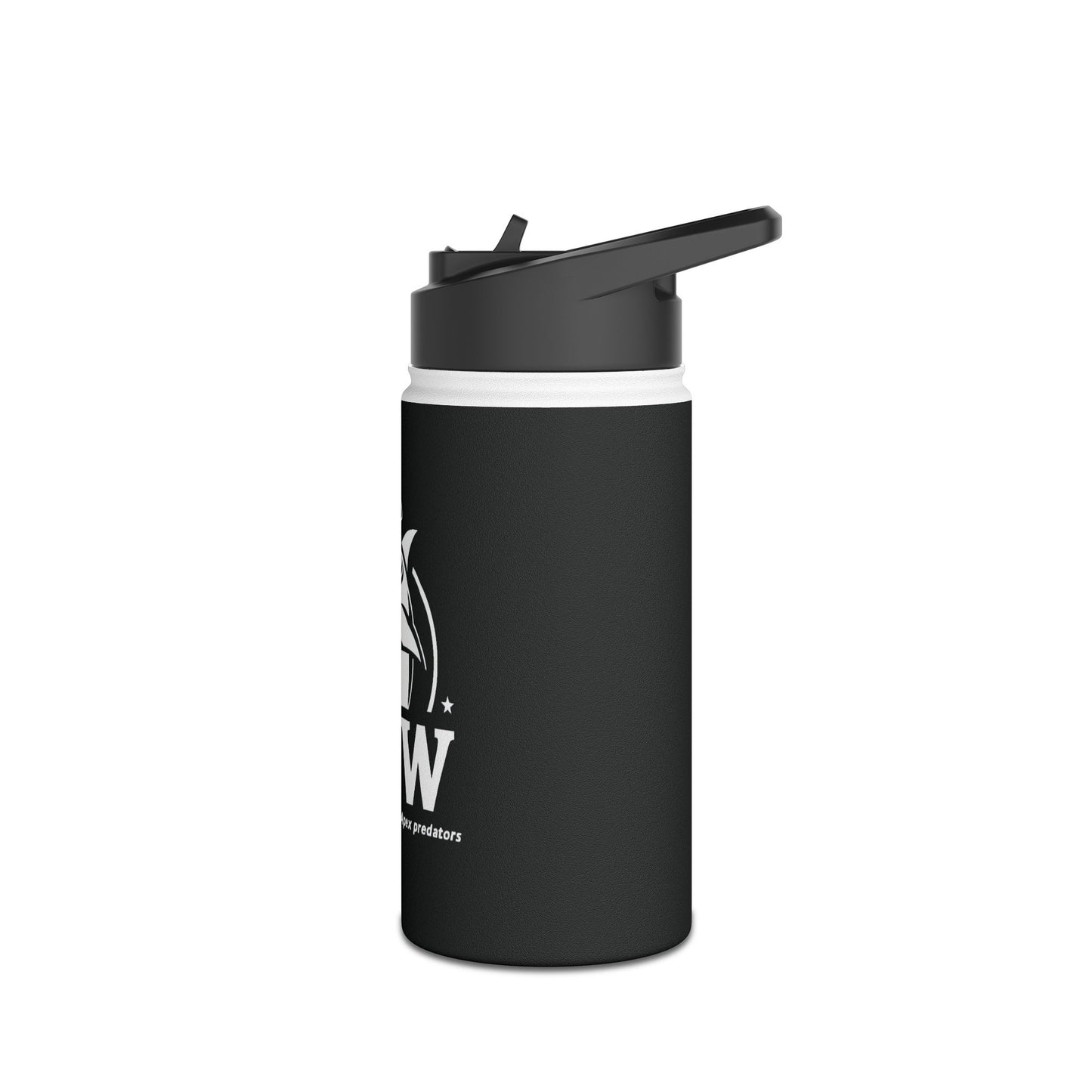 Black Hammerhead Grappling Wear Stainless Steel Water Bottle