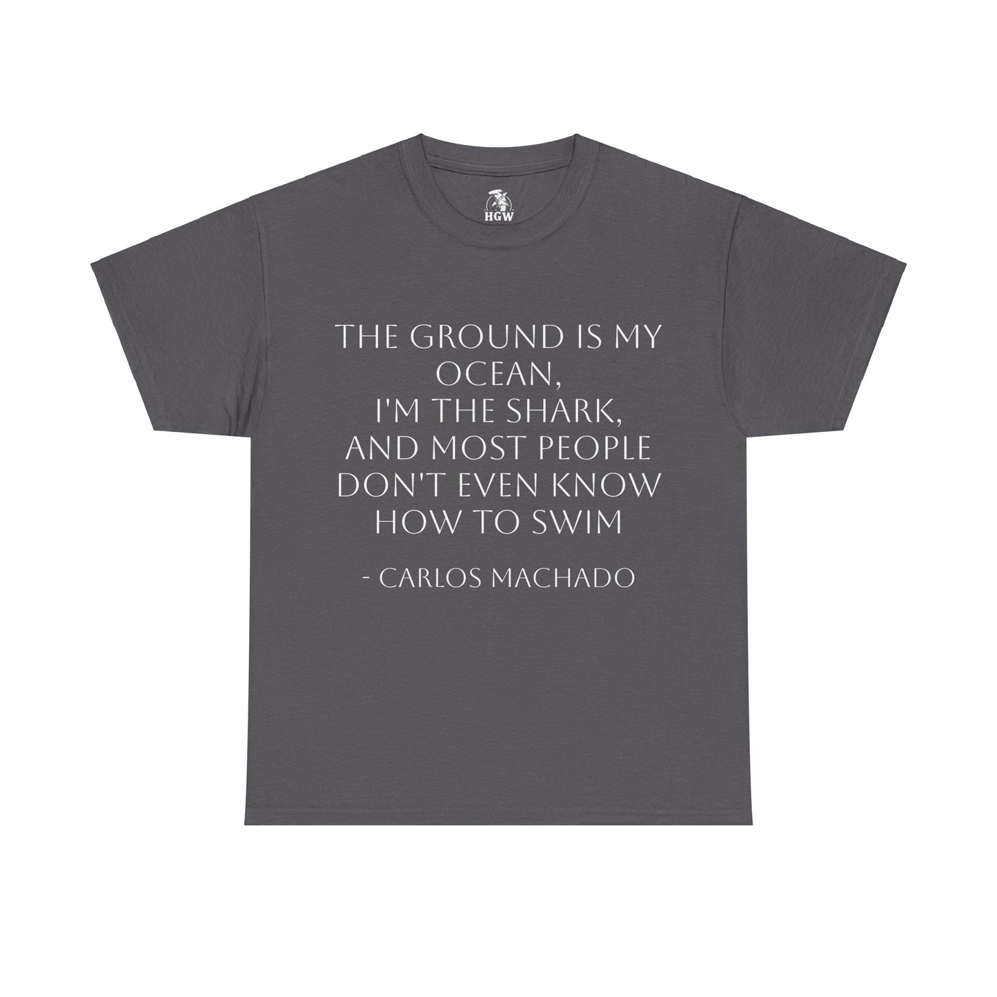 "The Ground Is My Ocean" Hammerhead Grappling Wear T-Shirt