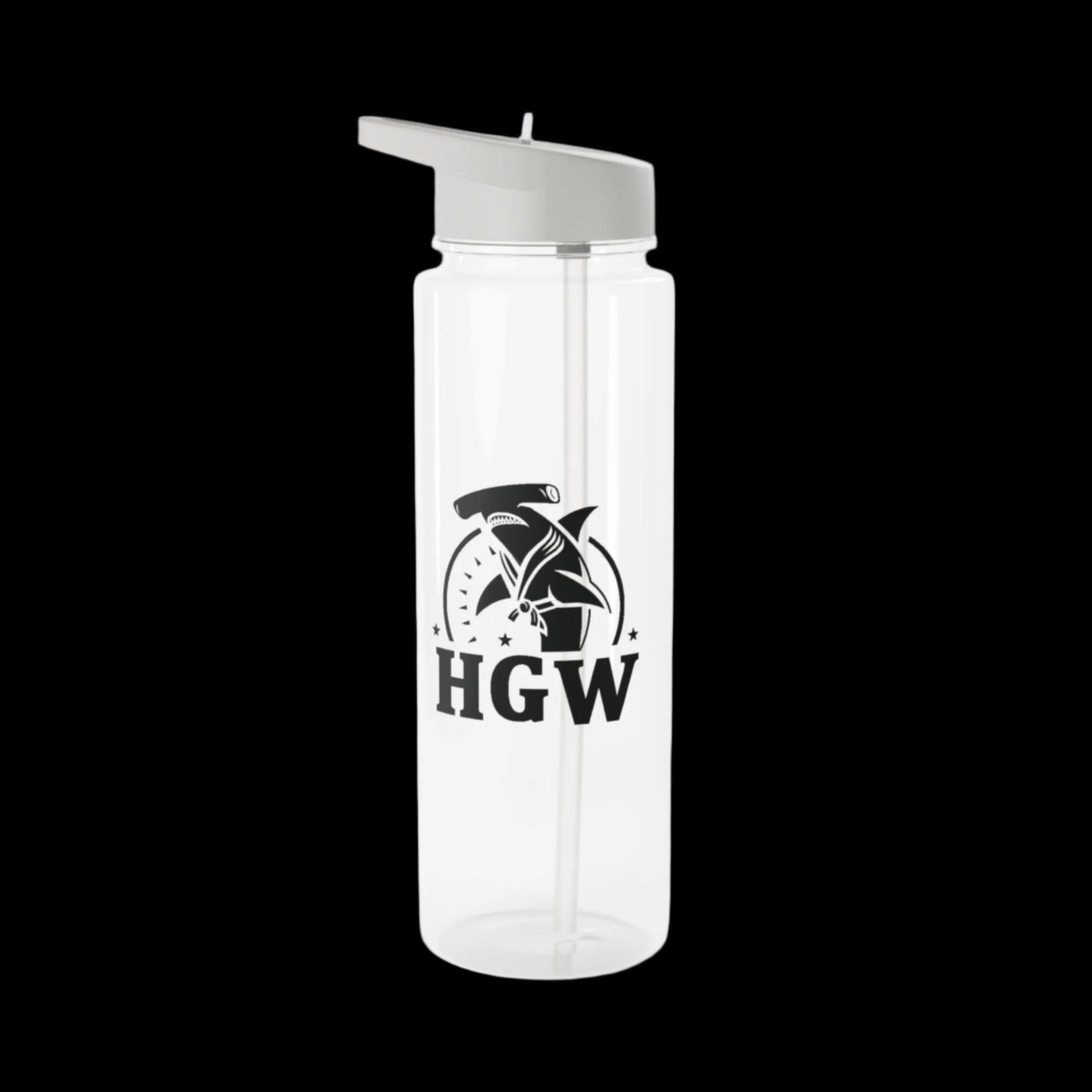 Clear Plastic Hammerhead Grappling Wear Water Bottle