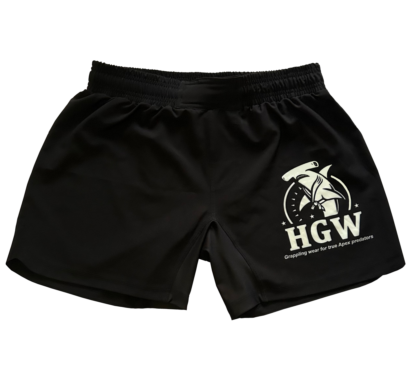 Black HGW High-Cut Grappling Shorts