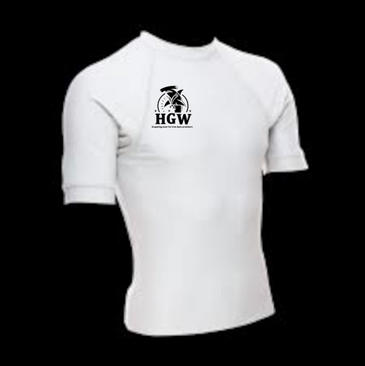 White HGW Winter Arc Rash Guard